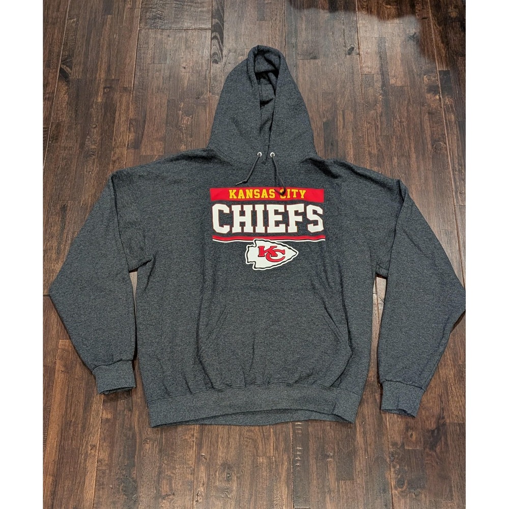 Kansas City Chiefs Hoodie Mens XL NFL Football‎ Pullover Sweatshirt Team Apparel